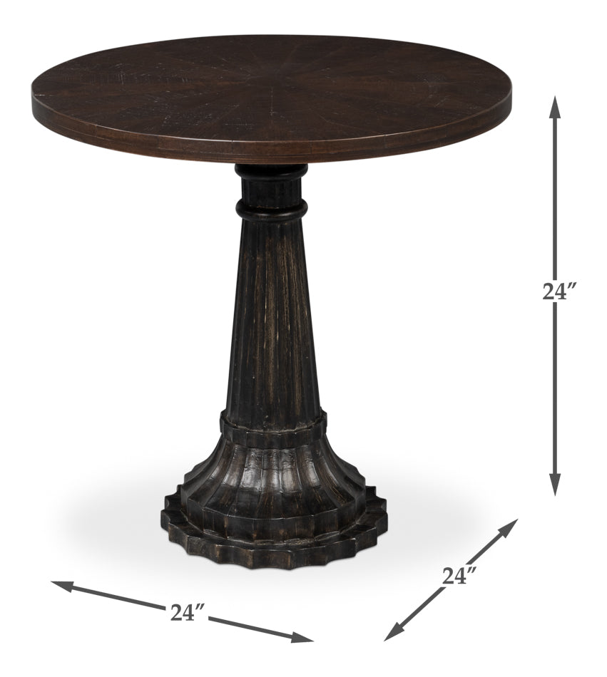 Alister Round End Table