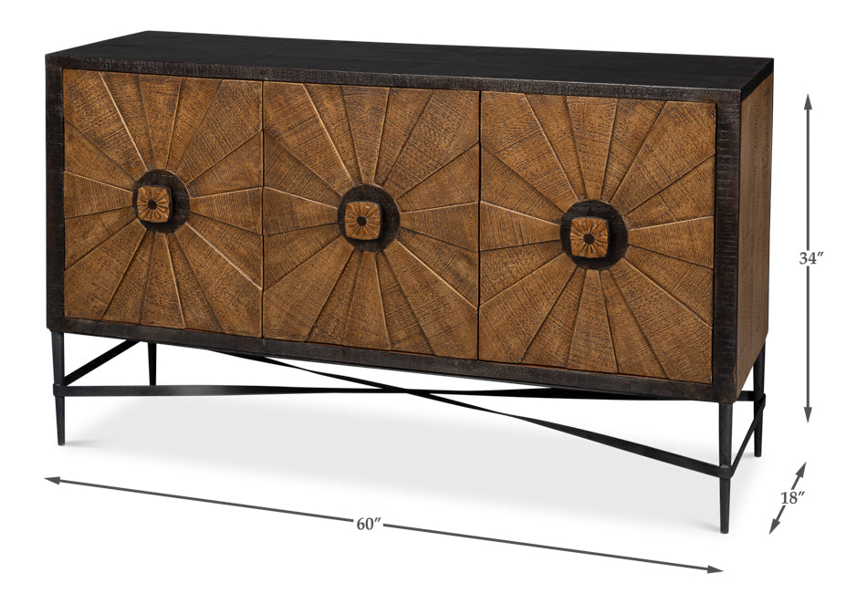 Luke 3 Door Sideboard
