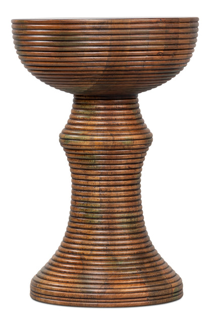 Kayan Wood End Table