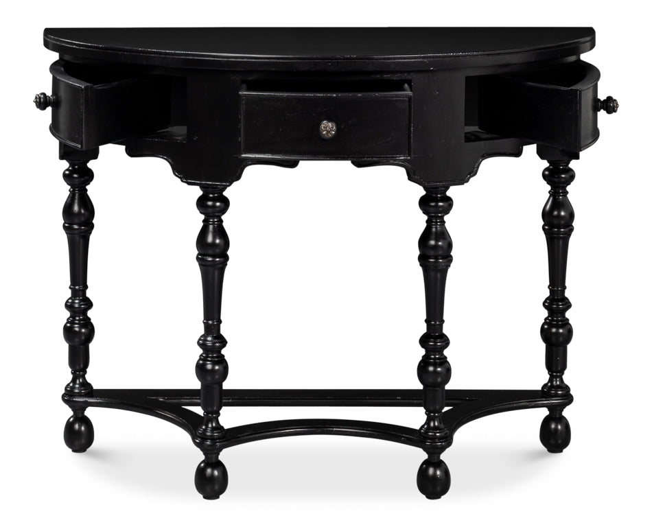 Abraham Half Round Console