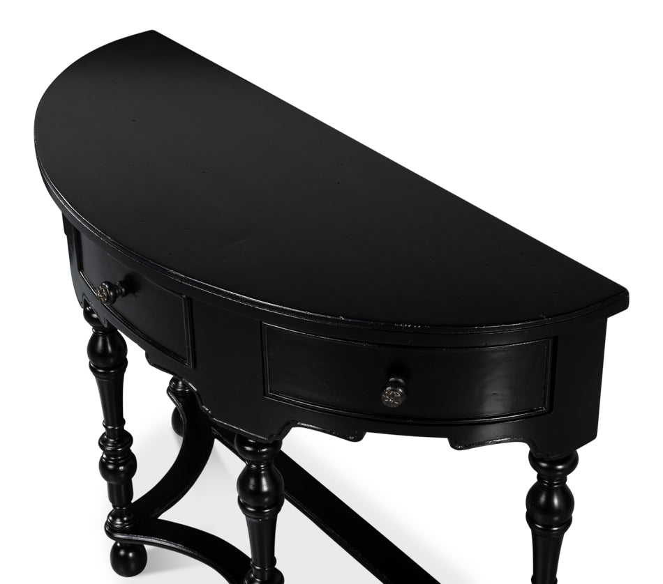 Abraham Half Round Console
