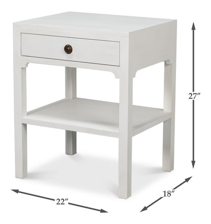 Windy Single Drawer Side Table