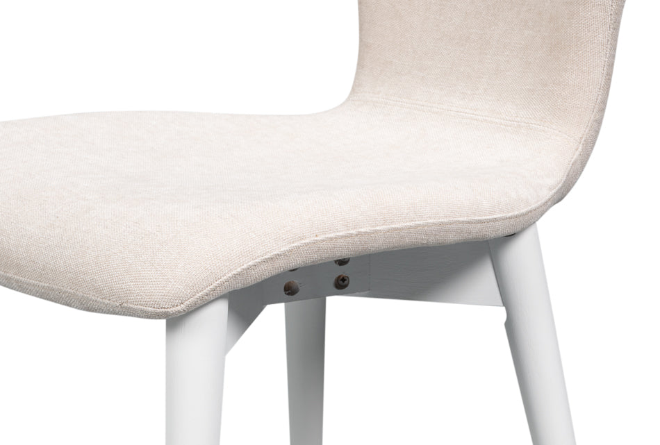 Contour Sidechair Cortina White