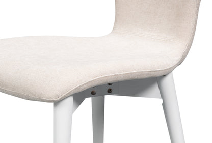 Contour Sidechair Cortina White