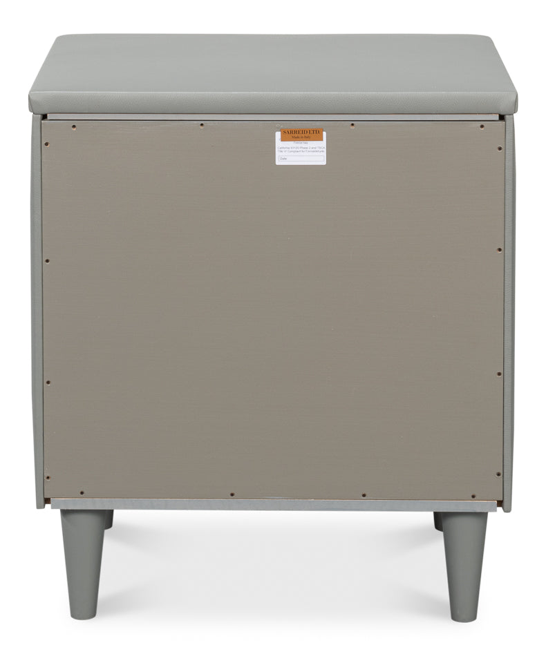 Avvolto Three Drawer Night Stand