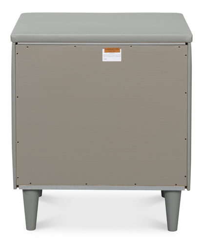Avvolto Three Drawer Night Stand