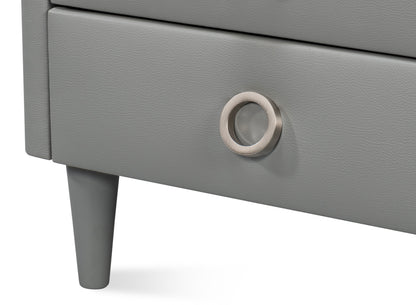 Avvolto Three Drawer Night Stand