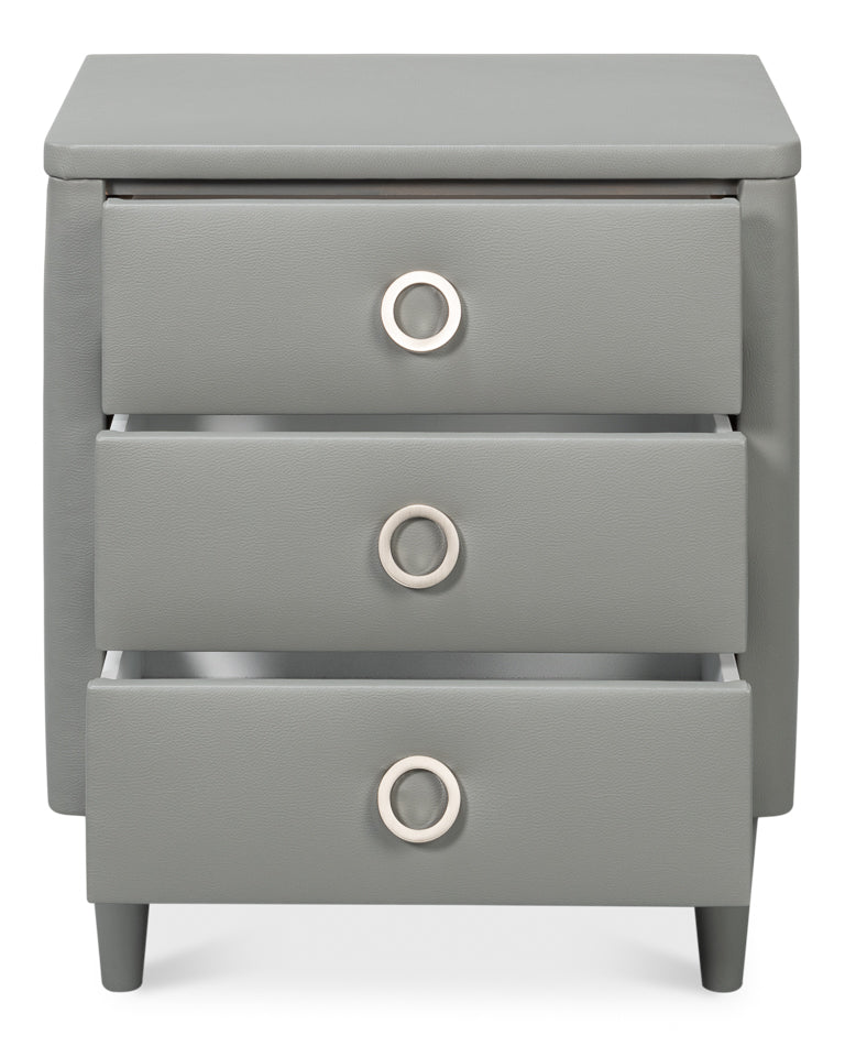 Avvolto Three Drawer Night Stand