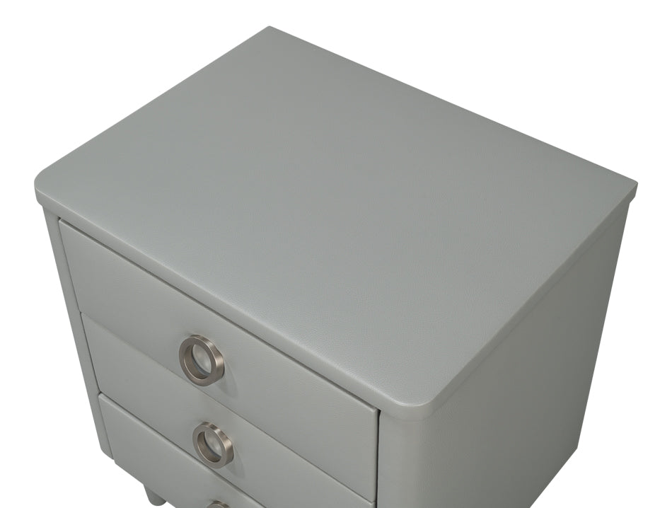 Avvolto Three Drawer Night Stand