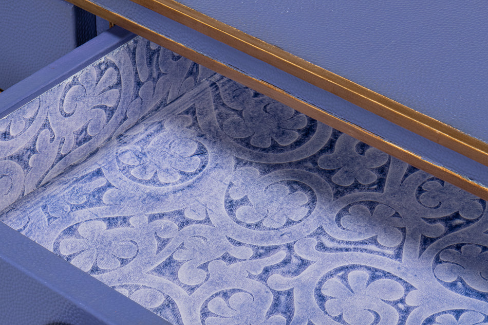 Gabriella Shagreen Desk/Tablemarlin Blu