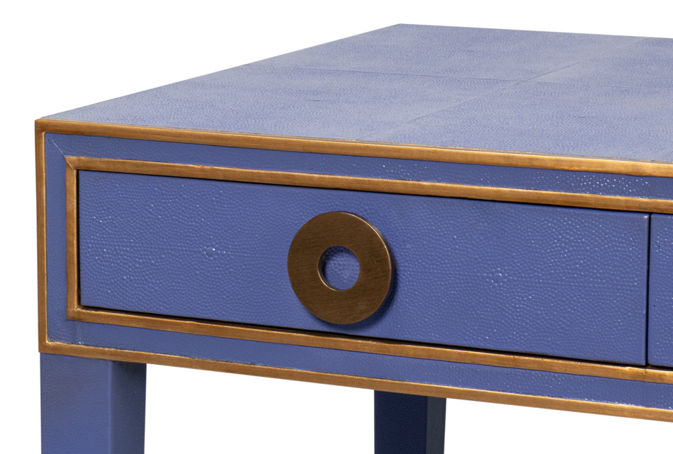Gabriella Shagreen Desk/Tablemarlin Blu