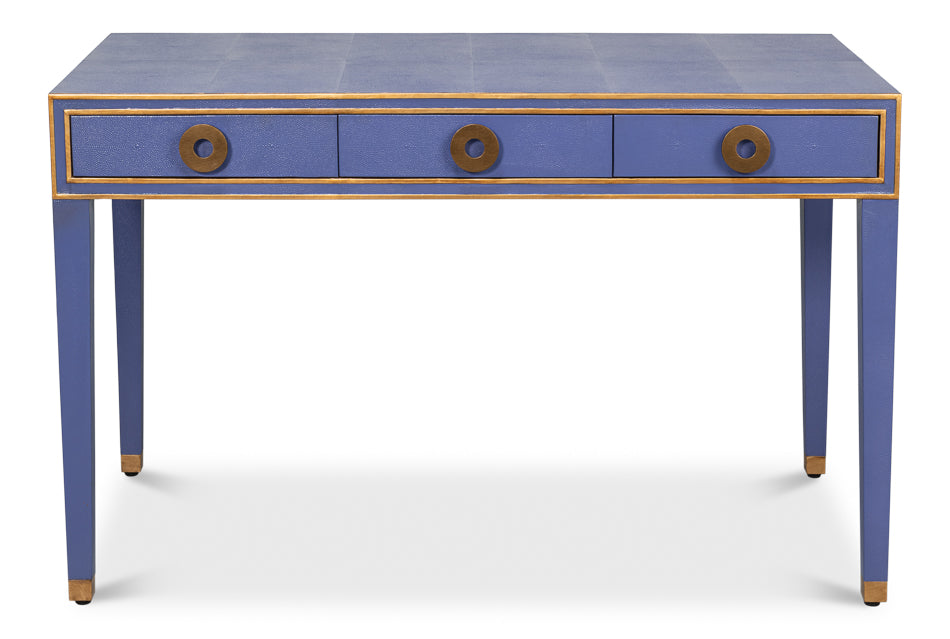 Gabriella Shagreen Desk/Tablemarlin Blu