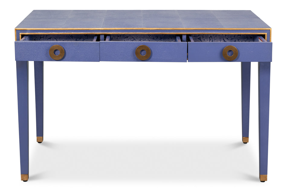 Gabriella Shagreen Desk/Tablemarlin Blu
