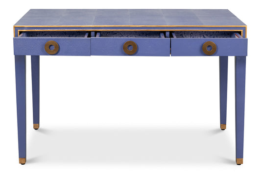 Gabriella Shagreen Desk/Tablemarlin Blu