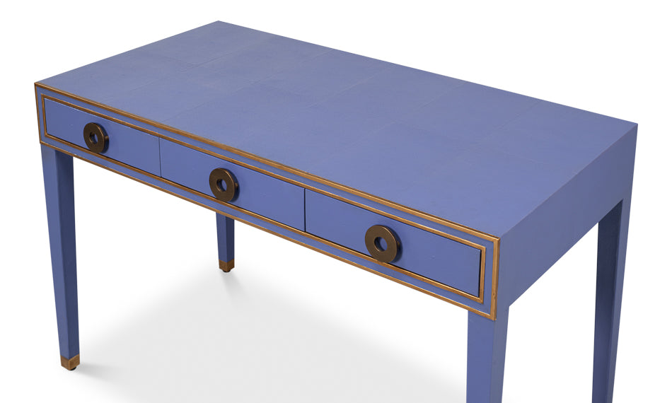 Gabriella Shagreen Desk/Tablemarlin Blu