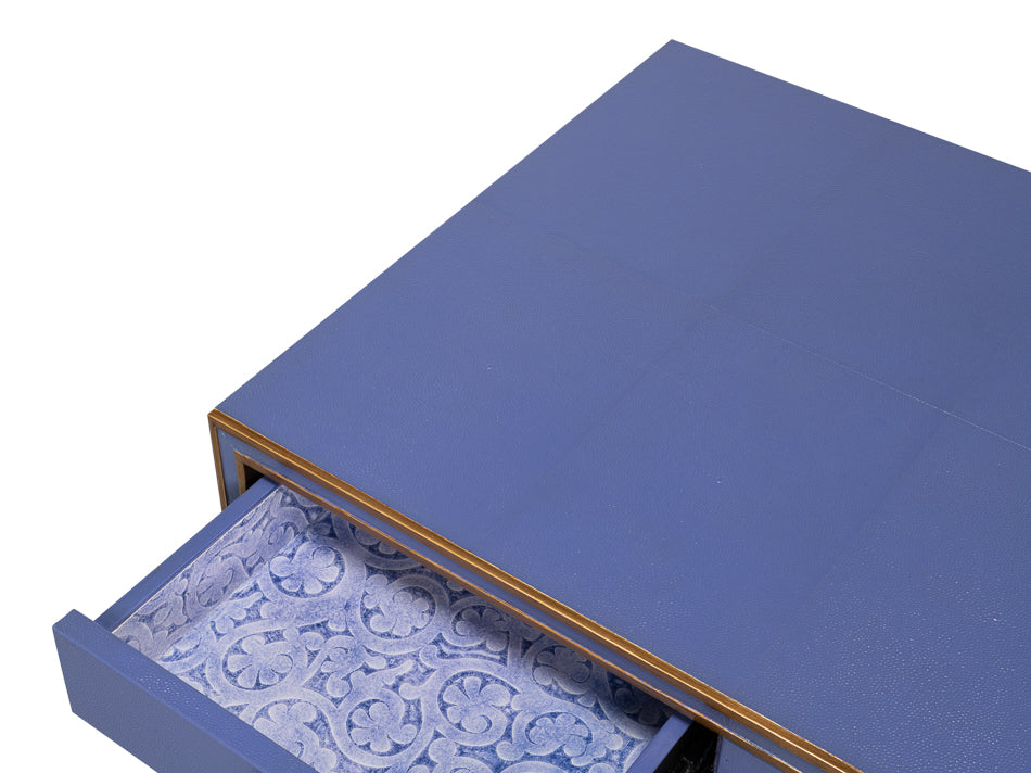 Gabriella Shagreen Desk/Tablemarlin Blu