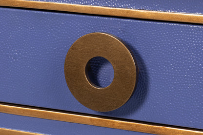 Gabriella Shagreen Desk/Tablemarlin Blu