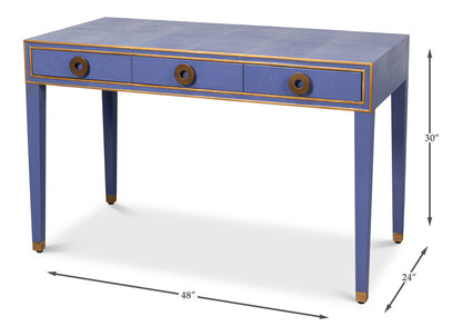 Gabriella Shagreen Desk/Tablemarlin Blu