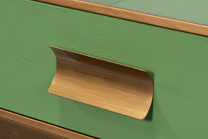 Gideon Shagreen Console Watercress