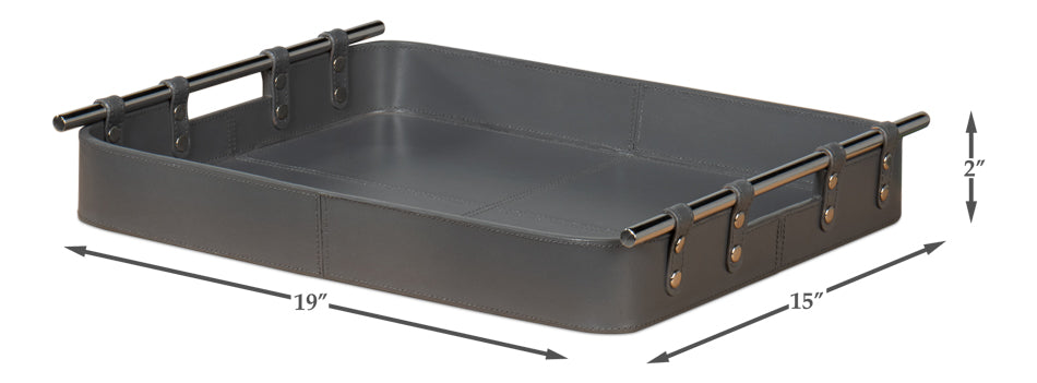 Safari Leather Tray Quiet Shade