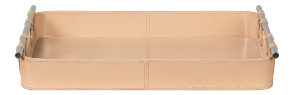 Safari Leather Tray Mushroom