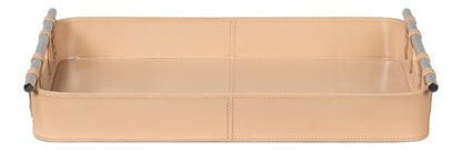 Safari Leather Tray Mushroom
