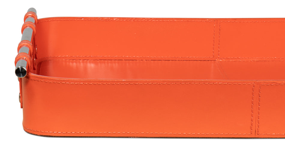 Safari Leather Tray Orangeade
