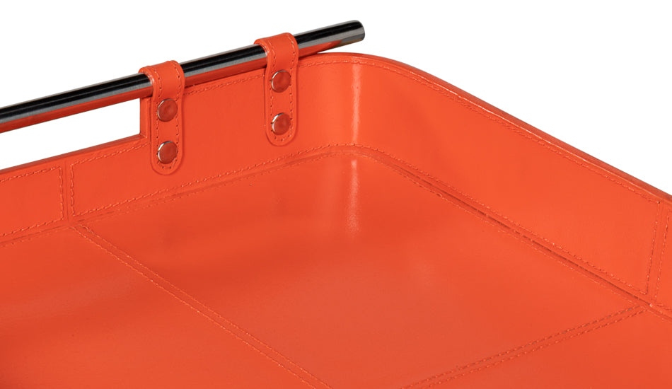 Safari Leather Tray Orangeade