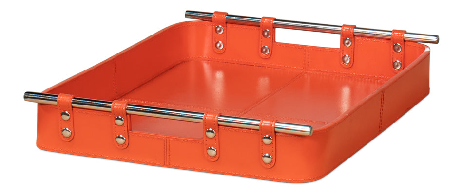 Safari Leather Tray Orangeade