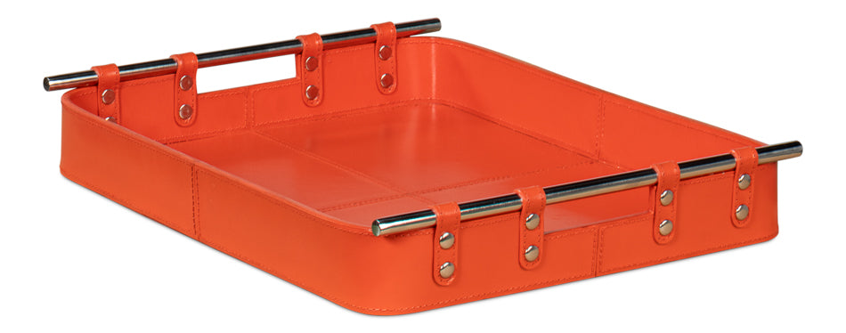 Safari Leather Tray Orangeade
