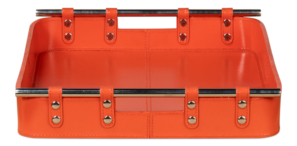 Safari Leather Tray Orangeade
