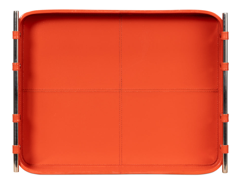 Safari Leather Tray Orangeade