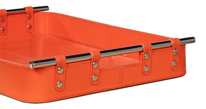 Safari Leather Tray Orangeade