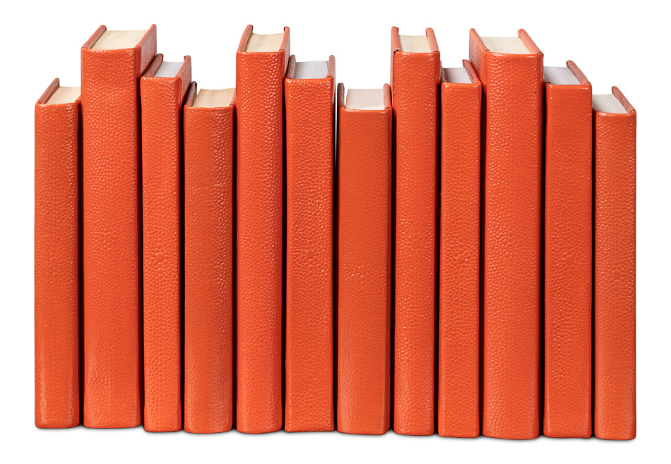 Shagreen Books Set Of 12 Orangeade