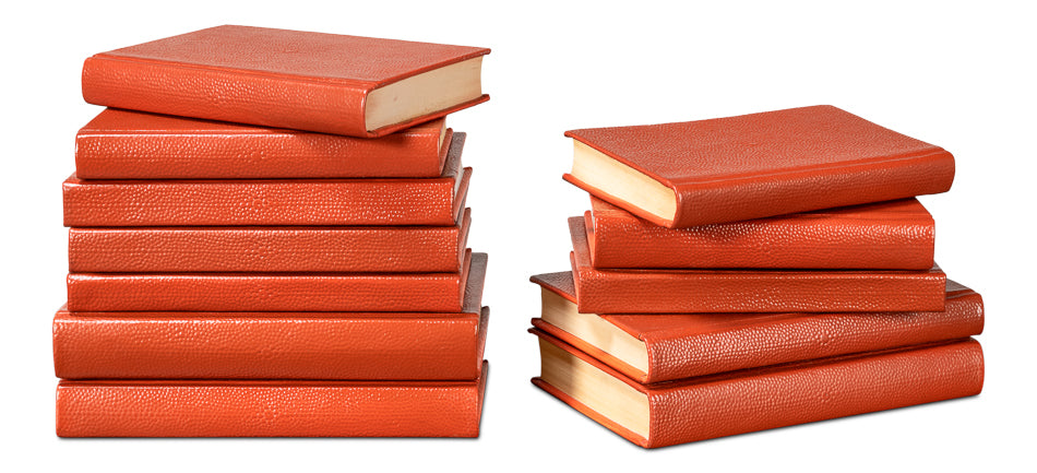 Shagreen Books Set Of 12 Orangeade