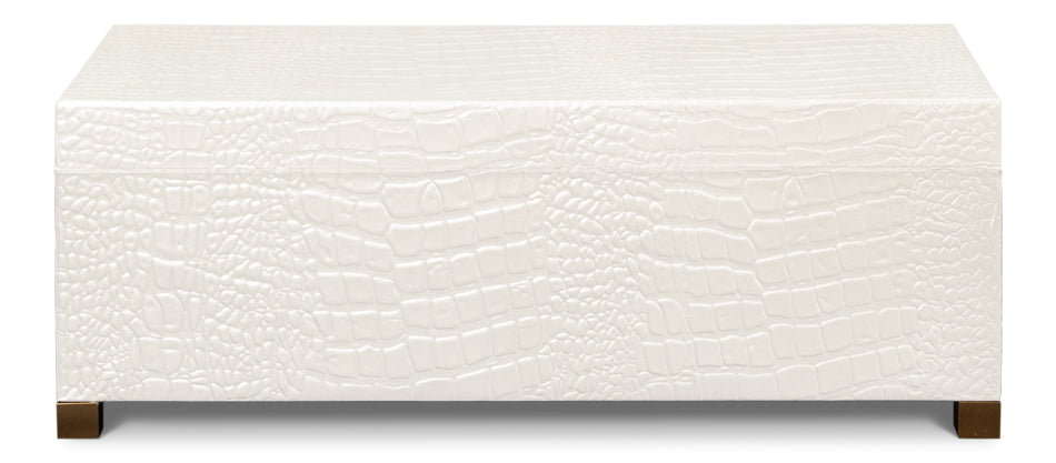 Lyle Leather Box Pearl