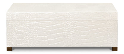 Lyle Leather Box Pearl