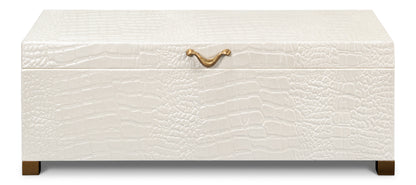 Lyle Leather Box Pearl
