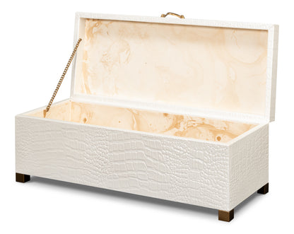 Lyle Leather Box Pearl