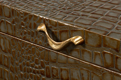 Lyle Leather Box Antique Green