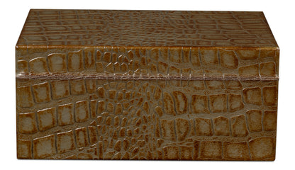 Candece Leather Boxantique Green S/2