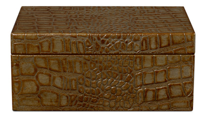 Candece Leather Boxantique Green S/2