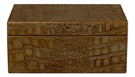 Candece Leather Boxantique Green S/2