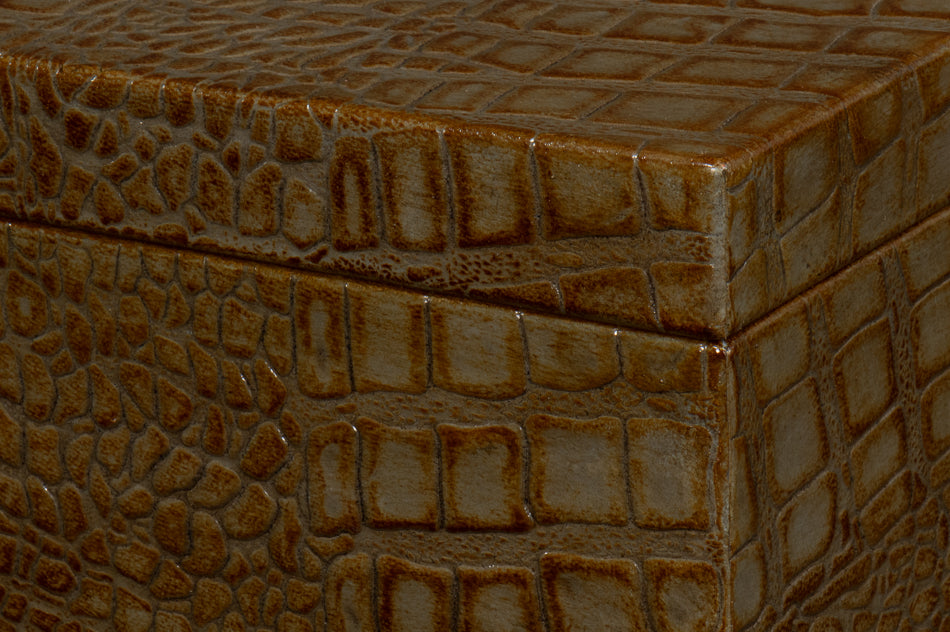 Candece Leather Boxantique Green S/2
