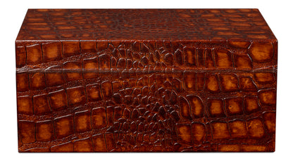 Candece Leather Box Tan S/2