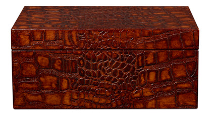 Candece Leather Box Tan S/2