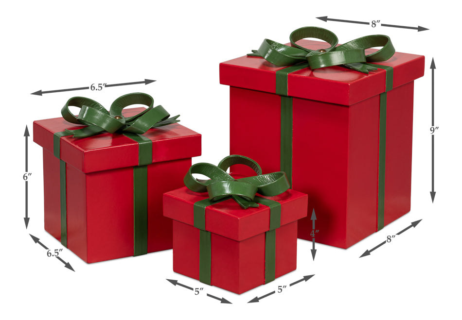 Ferrell Leather Holiday Boxess/3red
