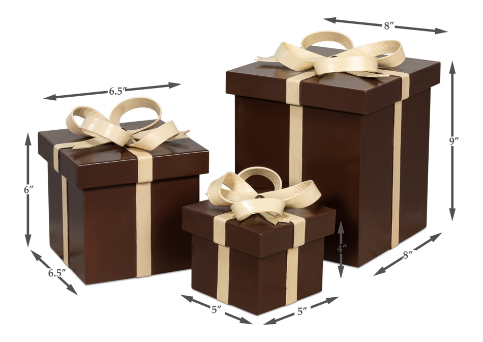 Ferrell Leather Holiday Boxess/3choco