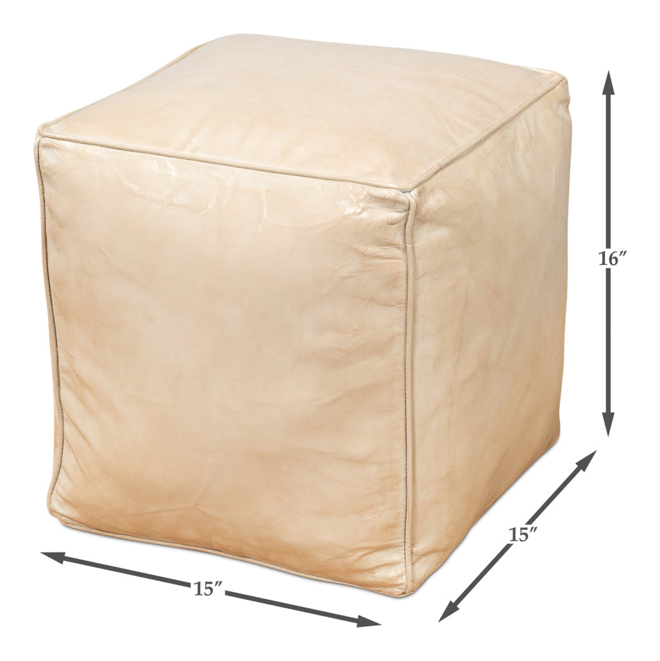 Sunday Afternoon Leather Cube Taupe