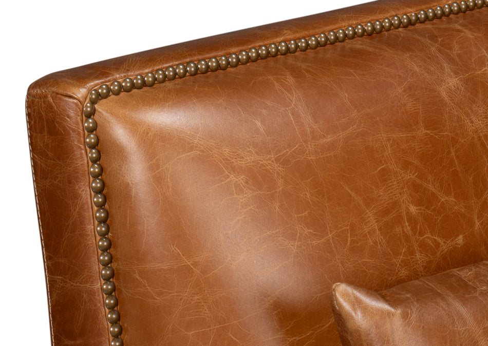 Dimity Distilled Leather Chairbrown